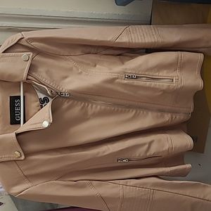 Polyurethane Guess Motorcycle Jacket Xl